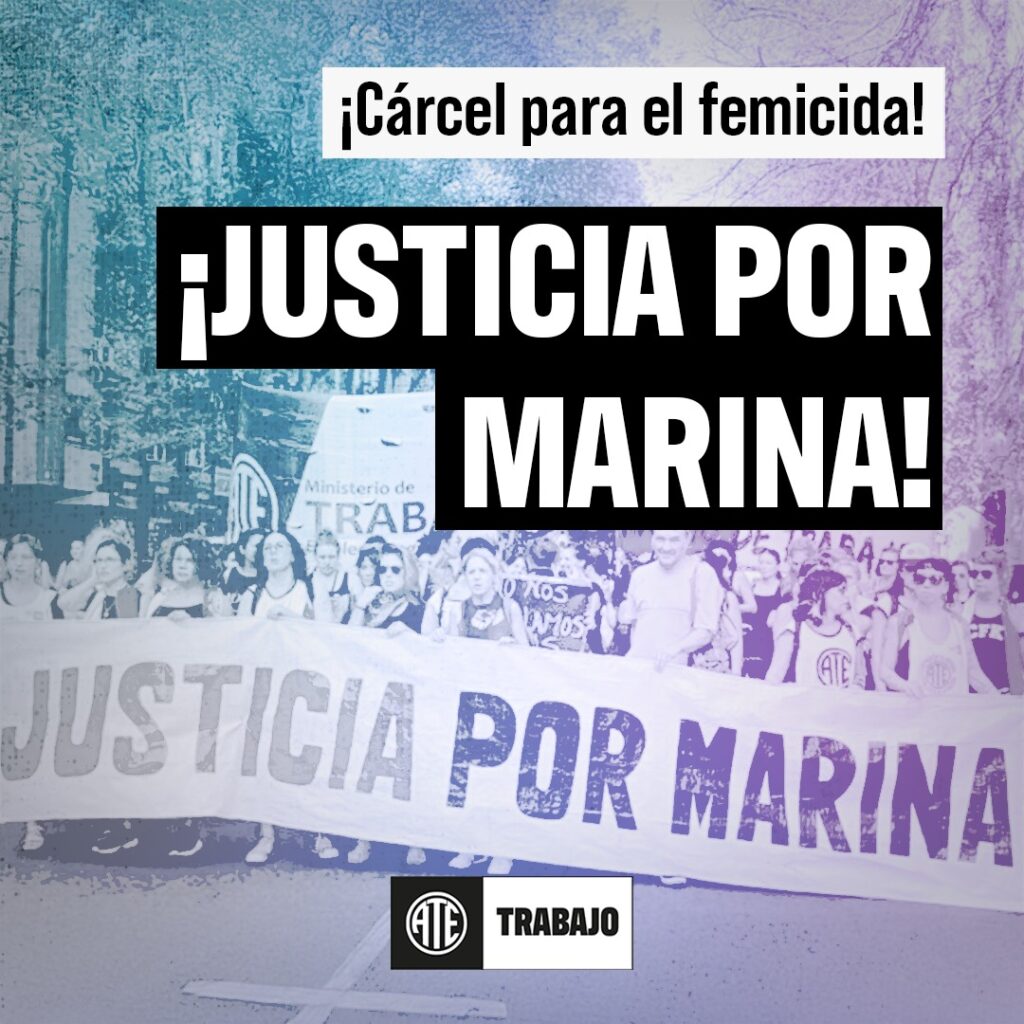 Justicia por Marina: inicio del juicio por femicidio